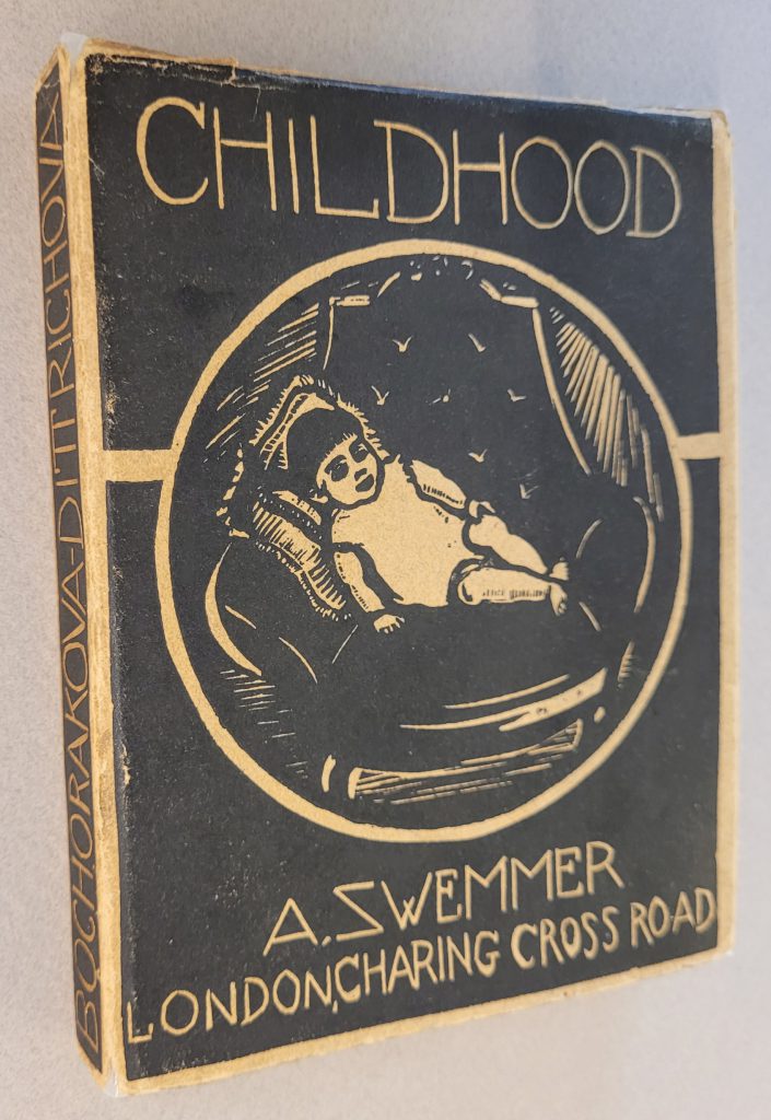 Bochorakova- Childhood (the English edition of Z Mého Detství) showing the dust jacket for the Trade edition.