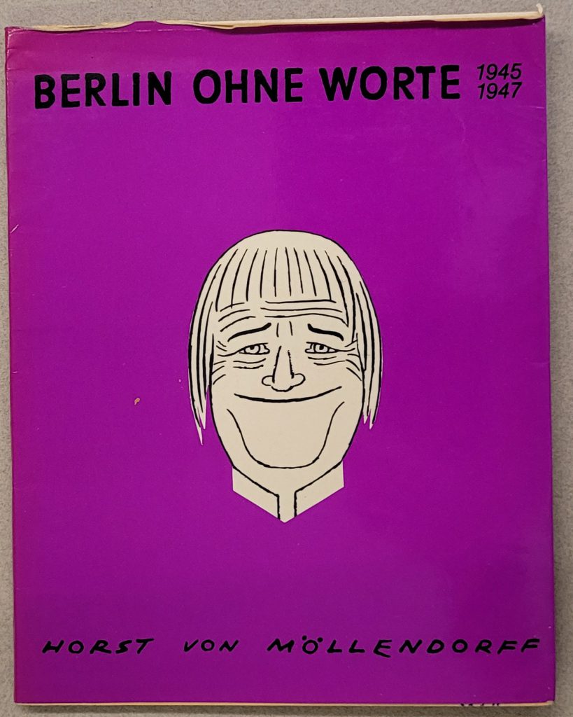 Front cover of dust jacket Möllendorff's, 1960 reprint Berlin without words