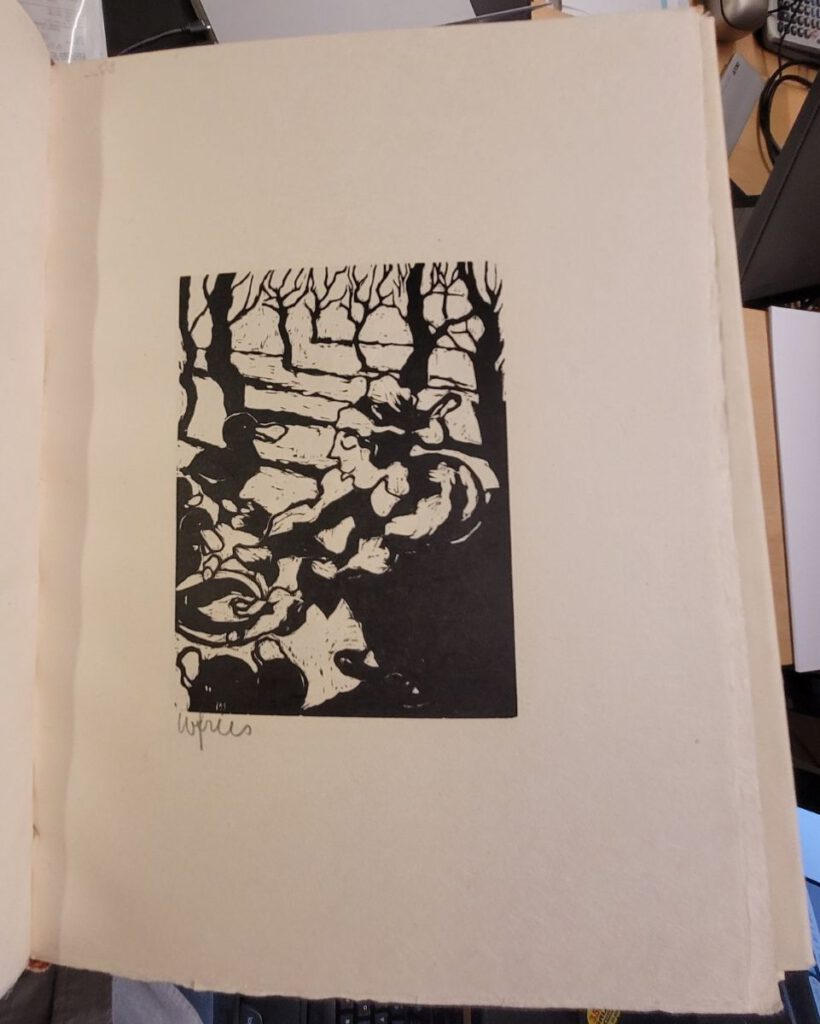 1st image, signed for
Fries' edition of gottlose limited to 30 copies.
All the first 5 images are pencil signed.