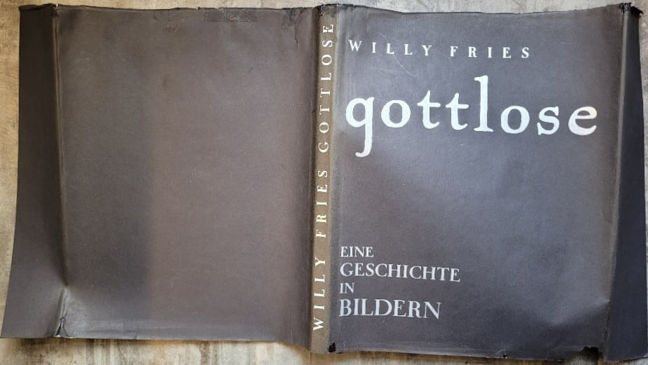 DJ with silver ink
for Fries' edition of gottlose limited to 31 to 250 numbered copies.
