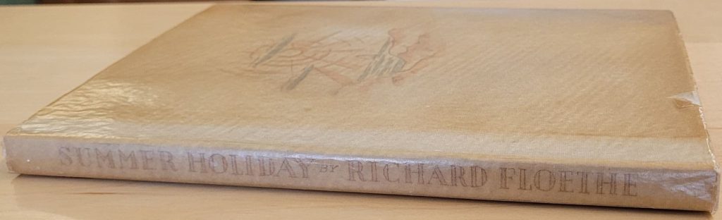 Glassine wrapper for Richard Floethe's
wordless novel Summer Holiday.
