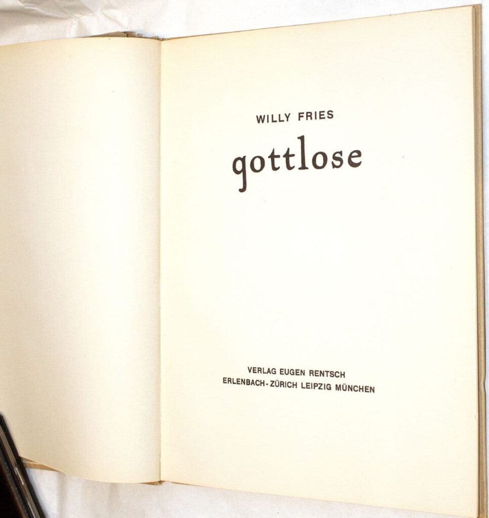 Title Page
for Fries' Trade edition of gottlose.