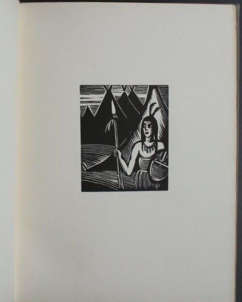 Helena Bochoráková's Indiáni Jindy a Dnes
showing Plate 2 without hand colouring.