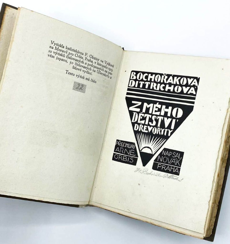 Numbered and some are also signed on title page as here. Image credit: Type Punch Matrix