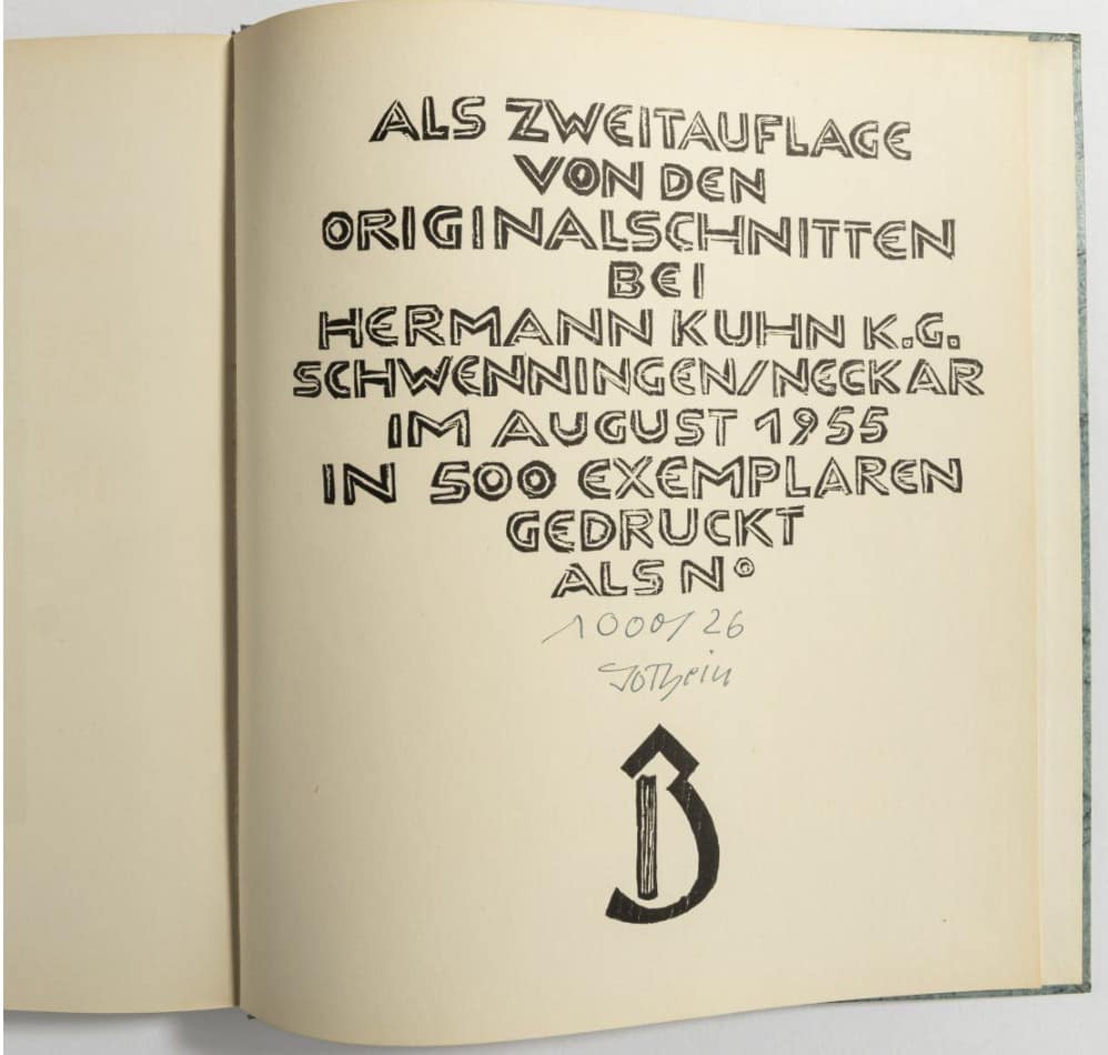 No 1000/26 of Gothein's 1955 Die Seiltänzerin.