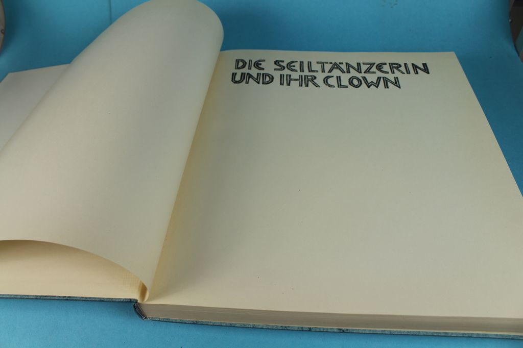 Title page to Gothein's 1955 Die Seiltänzerin.