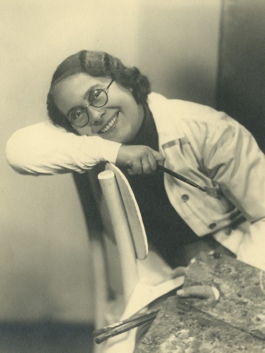 Undated photo of Bochorakova-Dittrichova by Frenze Grubner.