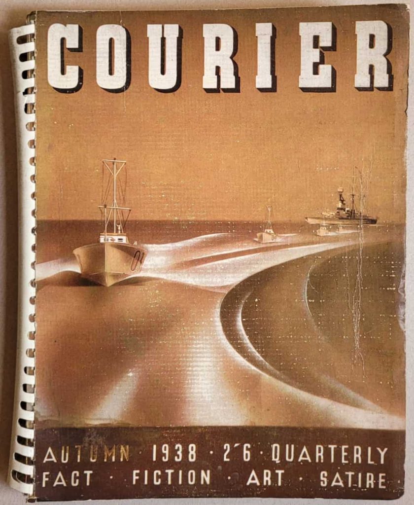 Cover of the 1938 Autumn issue of Courier containing H. A. Rey's wordless story, Zebrology.